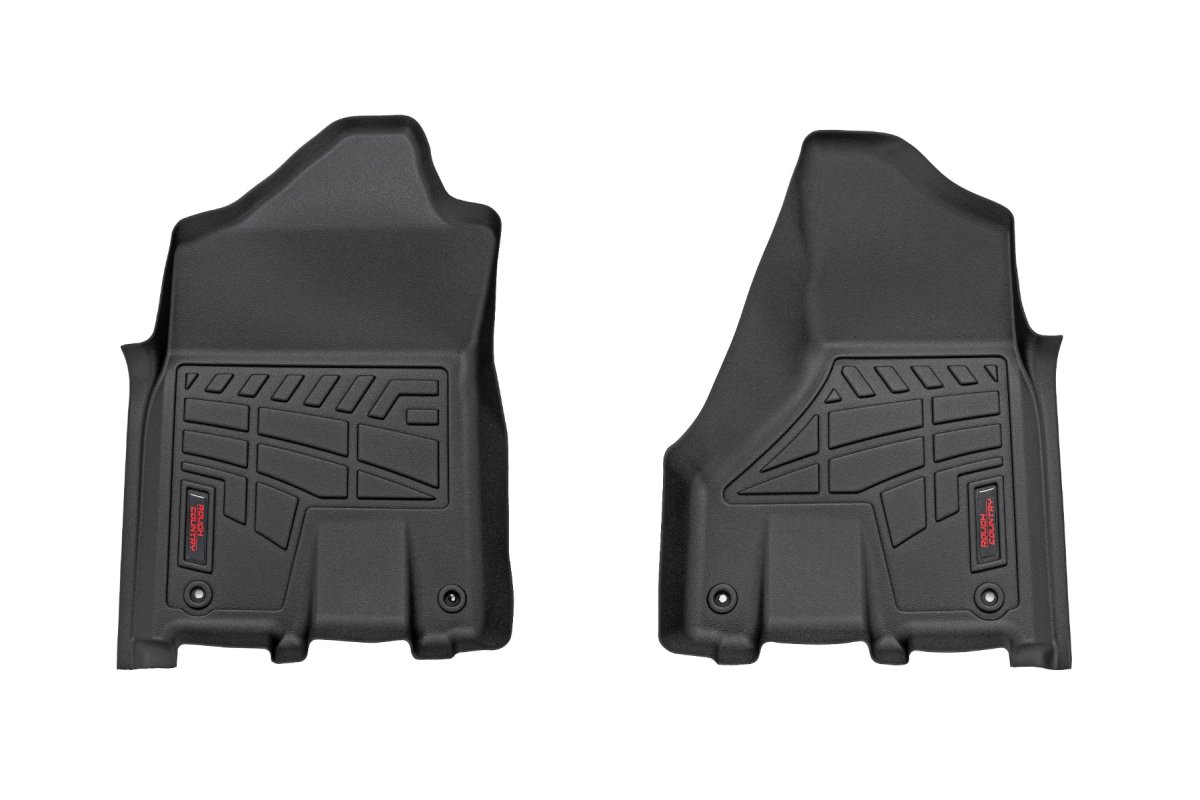 Ram 2500 Sure-Fit Floor Mats - Front - Rough Country - Bucket - '19-'24